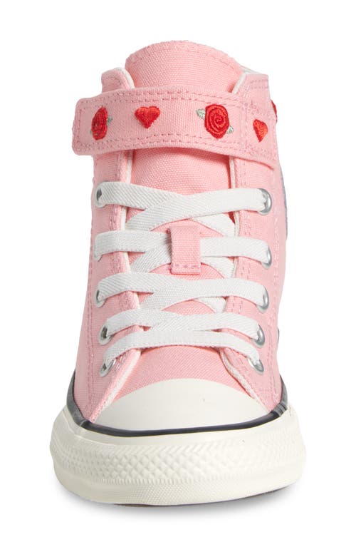 Shop Converse Kids' Chuck Taylor® All Star® Valentines Day High Top Sneaker In Jellyfish Jitter/red/egret