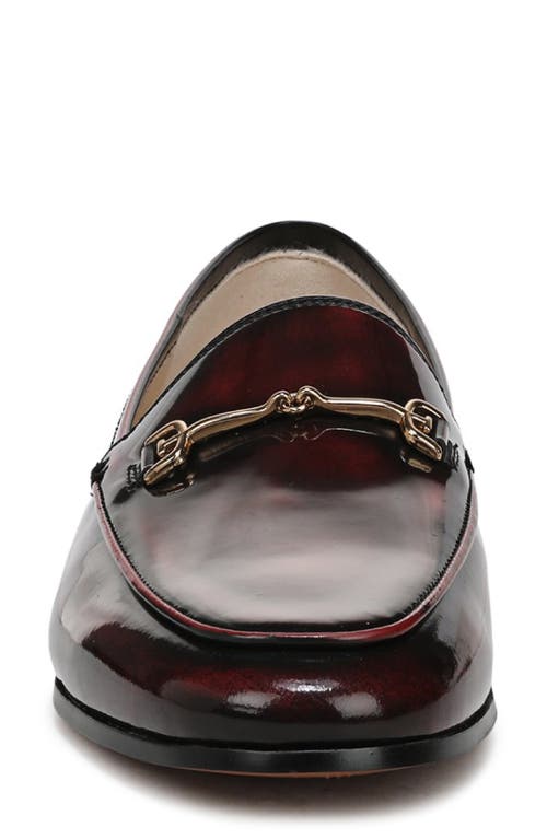 Sam Edelman Women's Loraine Almond Toe Loafers In Burgundy