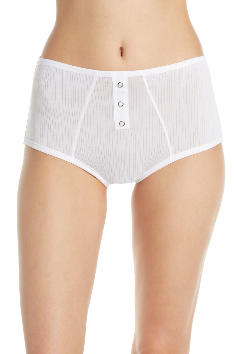 Negative Whipped Boyshorts, Main, color, WHITE