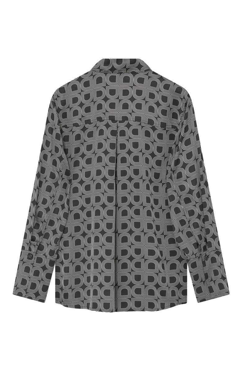 DAY Birger et Mikkelsen Plymo Printed Long Sleeve Shirt, Alternate, color, Black