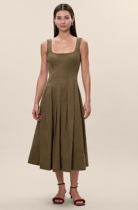 Edith Garment Dyed Dress