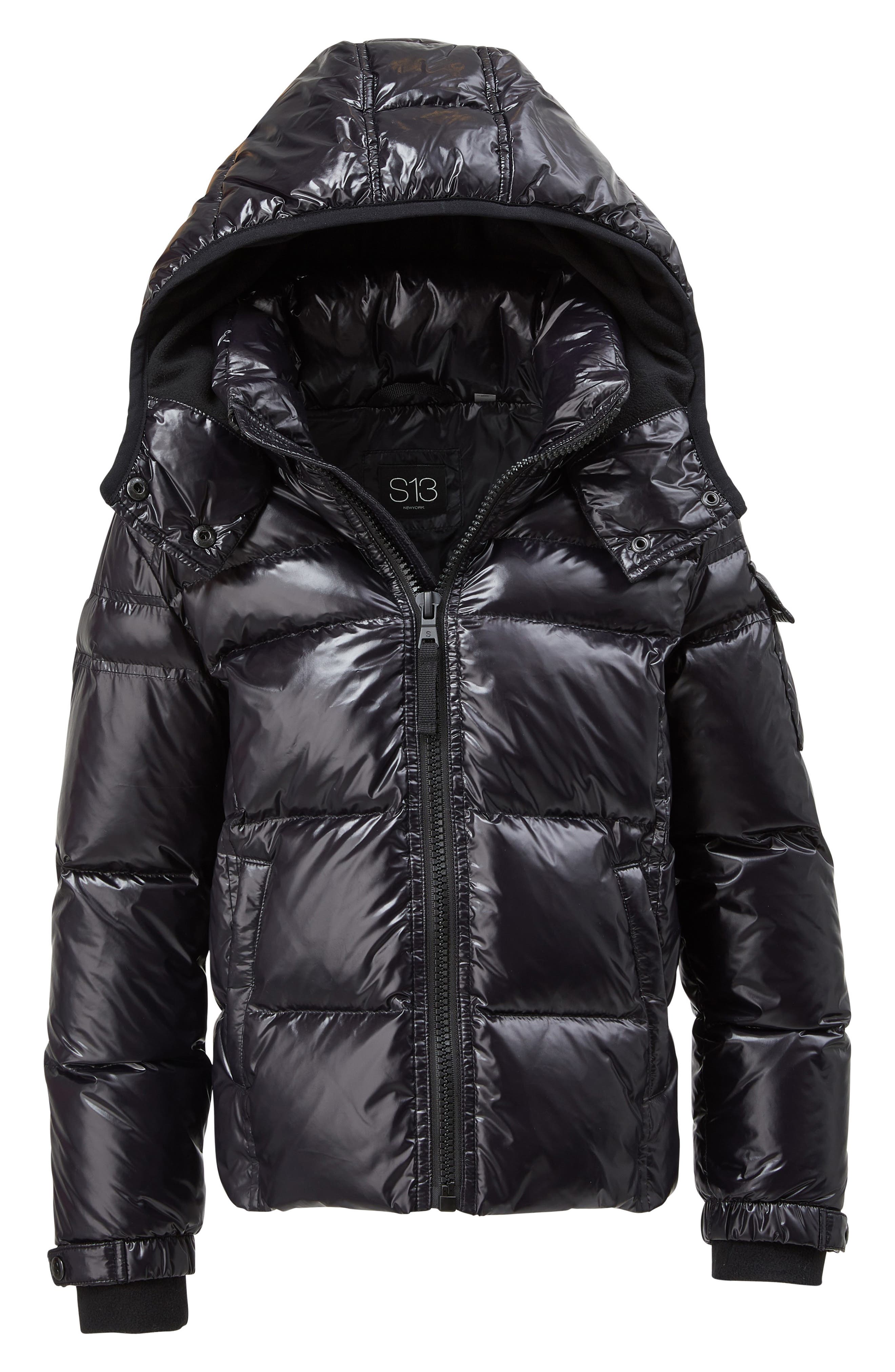 S13 Kids' Gloss Downhill Hooded Puffer Jacket