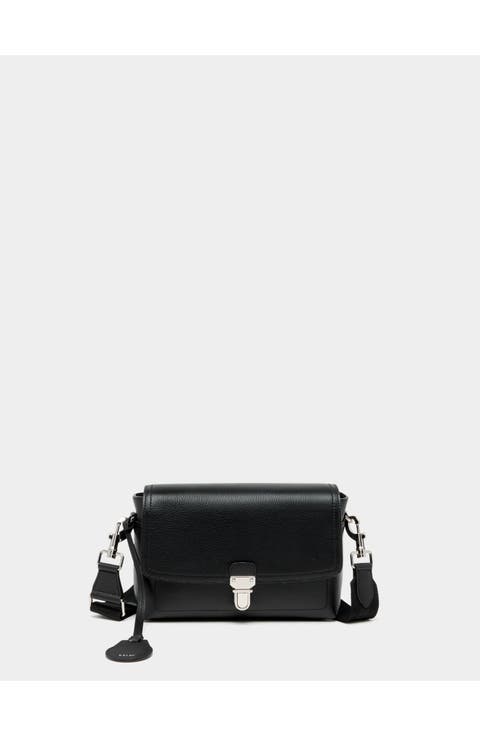 Capitol Crossbody Bag in Grained Leather