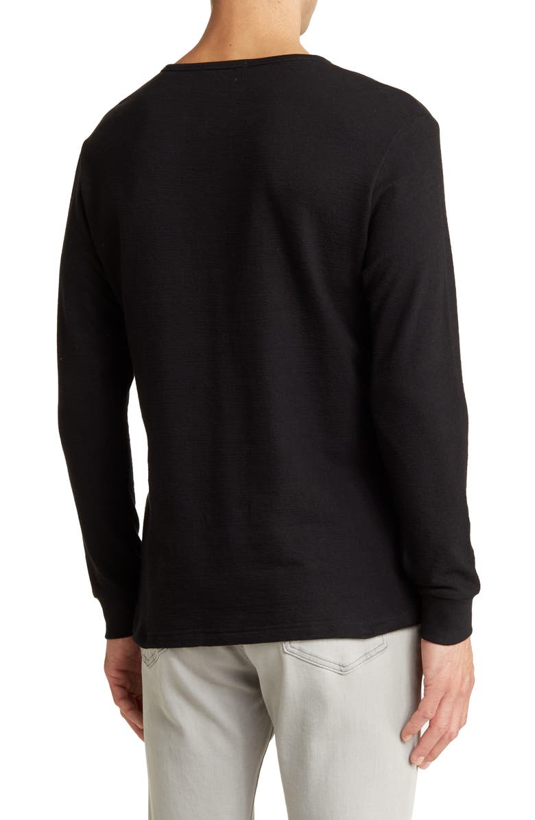 Slate & Stone Textured Cotton Henley, Alternate, color, 