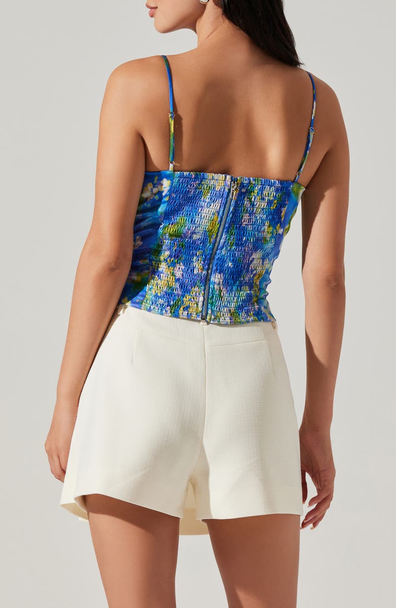 ASTR the Label Azura Floral Print Camisole, Alternate, color,