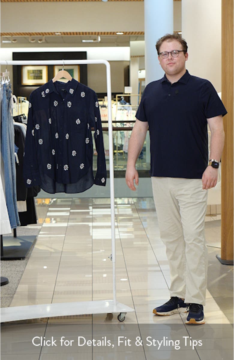 Connie Embellished Button-Up Shirt, sales video thumbnail