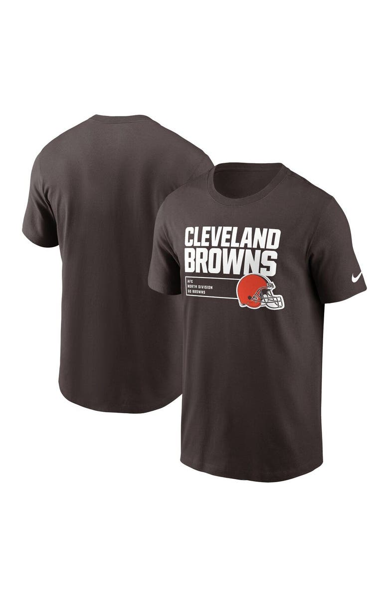 Nike Men's Nike Brown Cleveland Browns Division Essential T-Shirt, Main, color, Brown