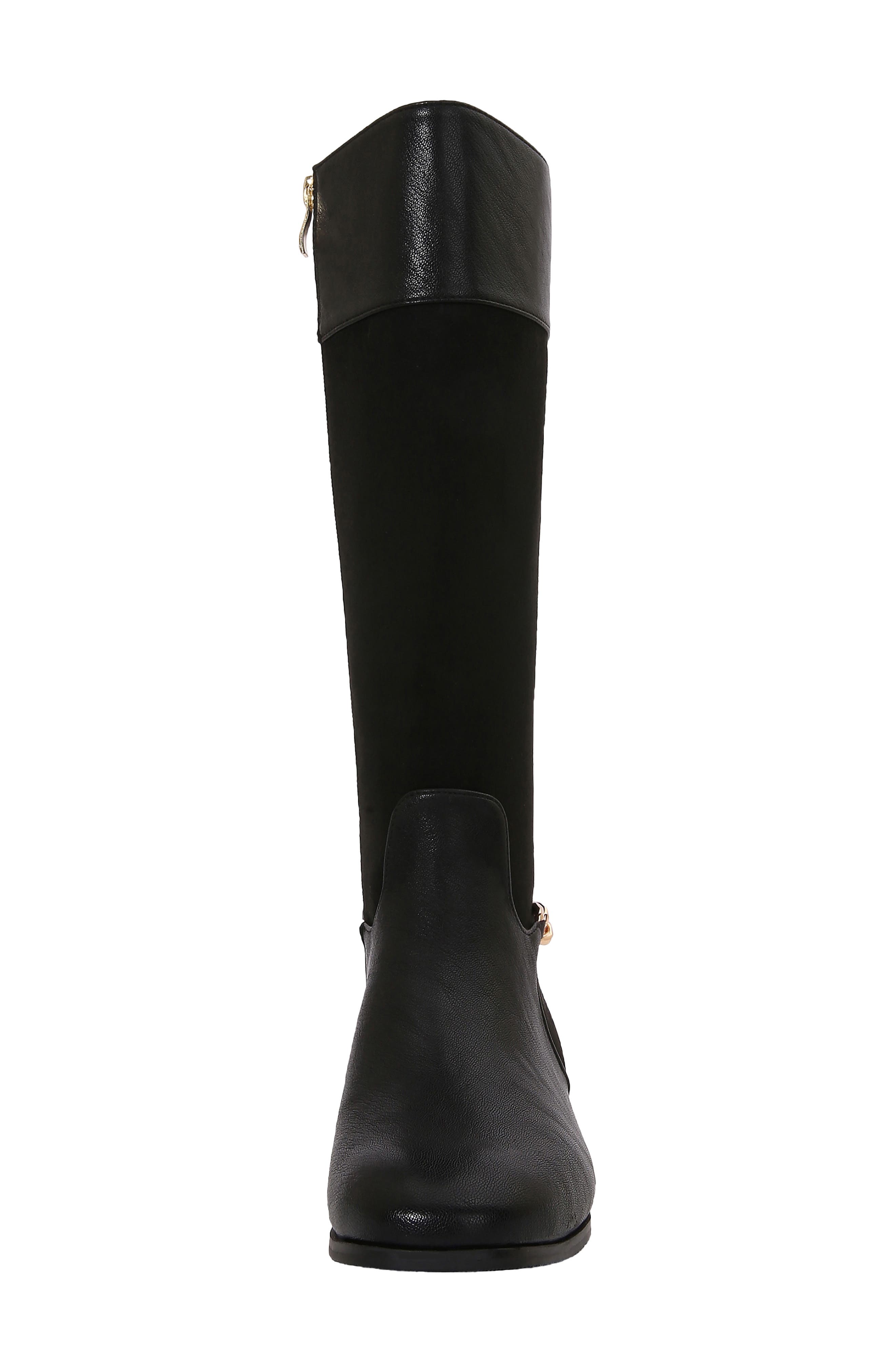 Miles Knee High Boot, Alternate, color, BLACK