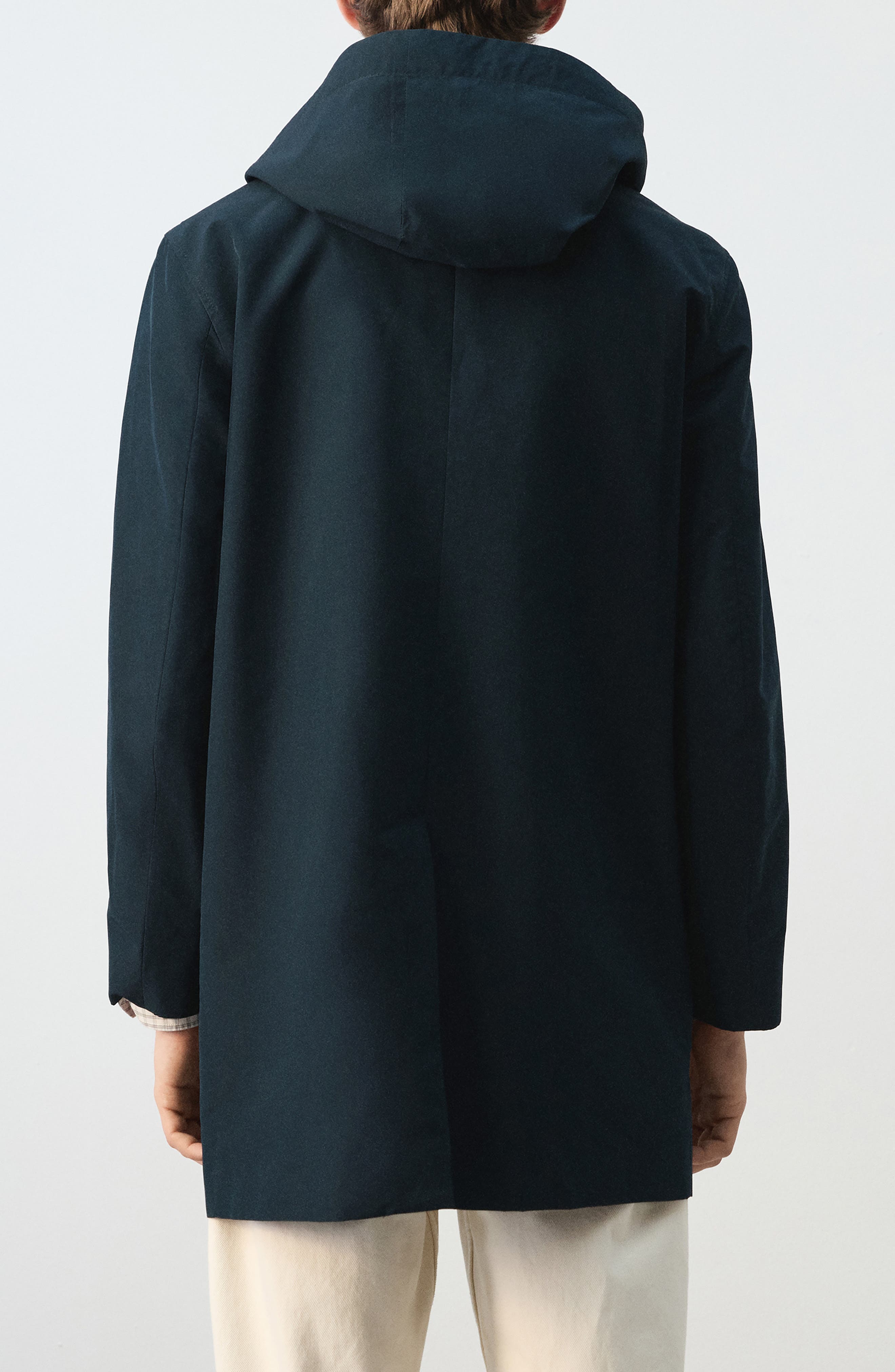 Water Repellent Parka with Removable Hood - image 4