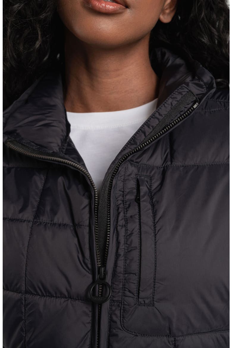 Daily Water Repellent Quilted Vest, Alternate, color, BLACK BEAUTY