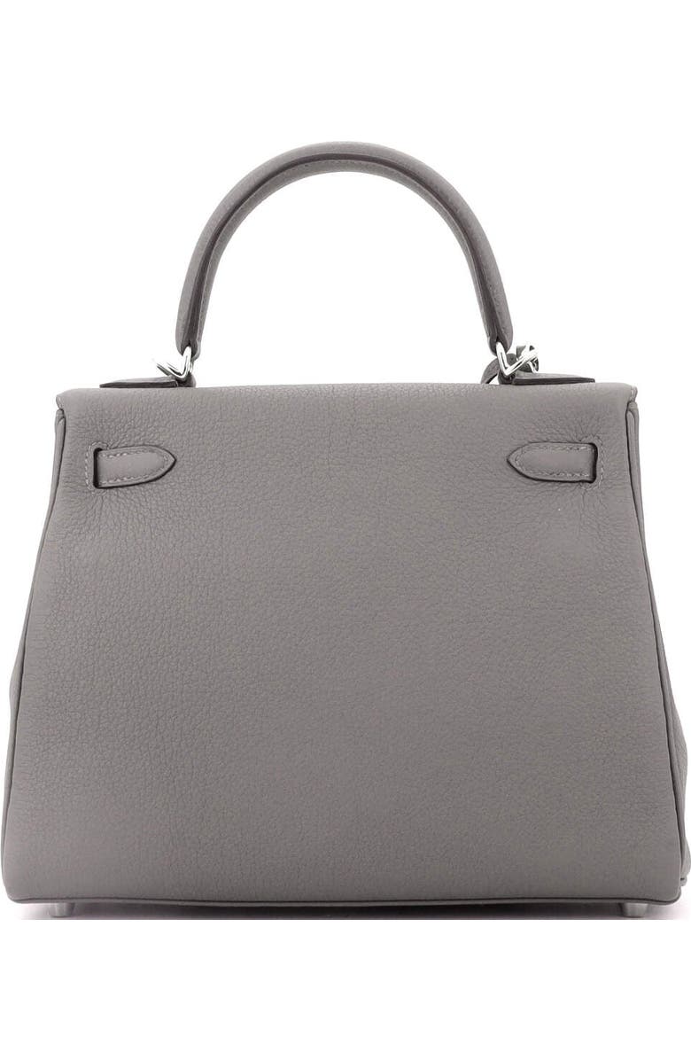 Pre-Owned Hermes Kelly Handbag Grey Togo with Palladium Hardware 25, Alternate, color, Gris Meyer