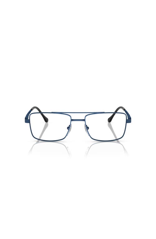 Sferoflex 58mm Square Optical Glasses In Blue