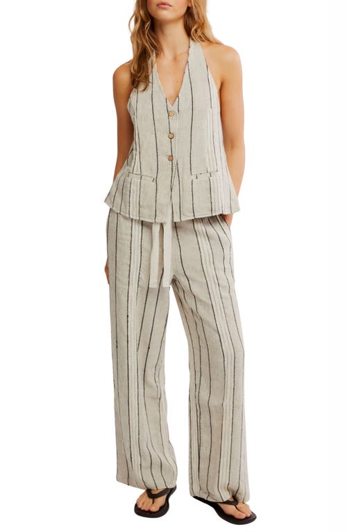 Free People X Free-est Take Me To Paris Striped Set In Rocky Stripe