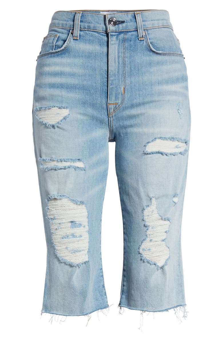 Hudson Jeans Zoeey High Waist Cutoff Boyfriend Shorts, Alternate, color, 