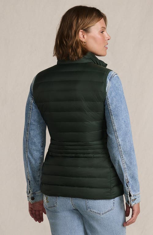 Lands' End Wanderweight Packable Ultralight Down Vest In Green