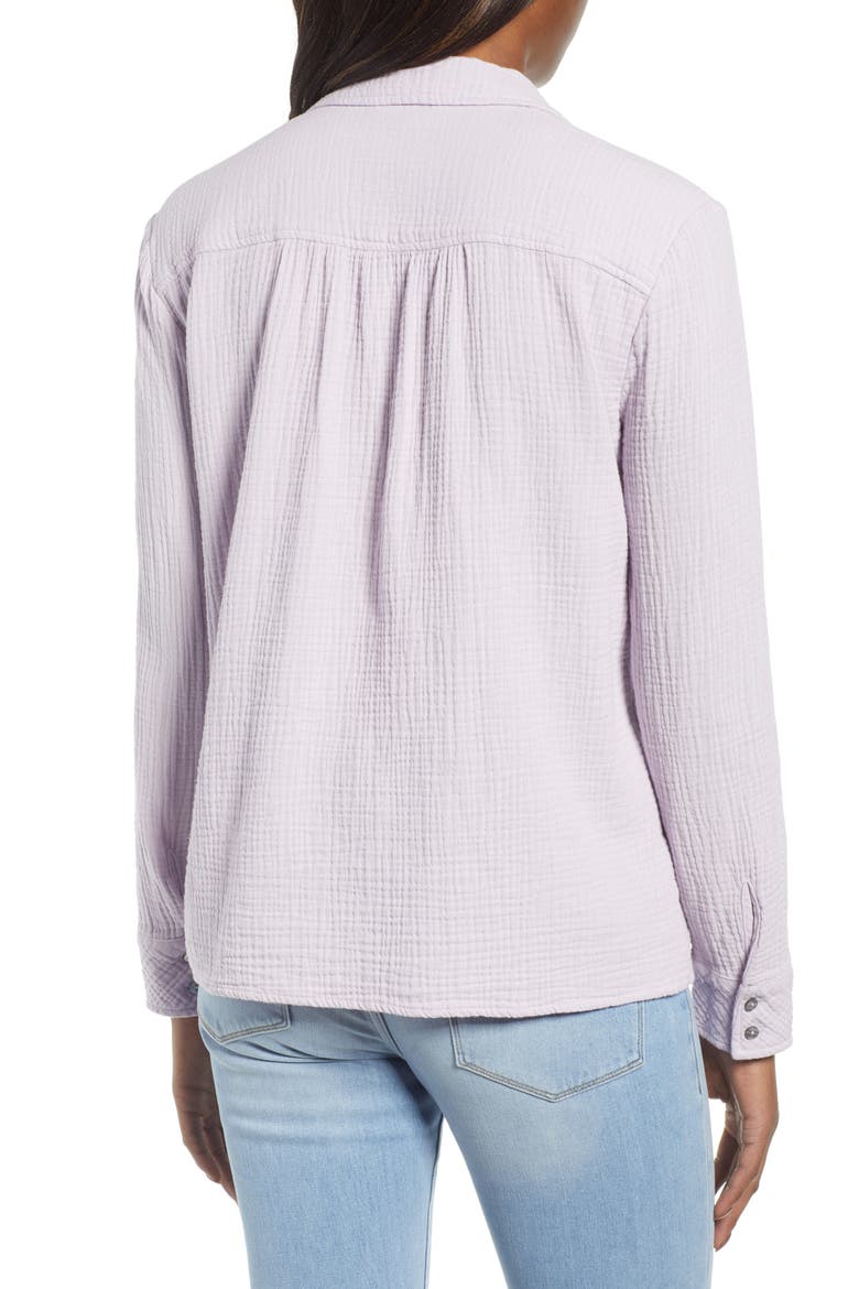 Double Gauze Top, Alternate, color, FRESH LILAC