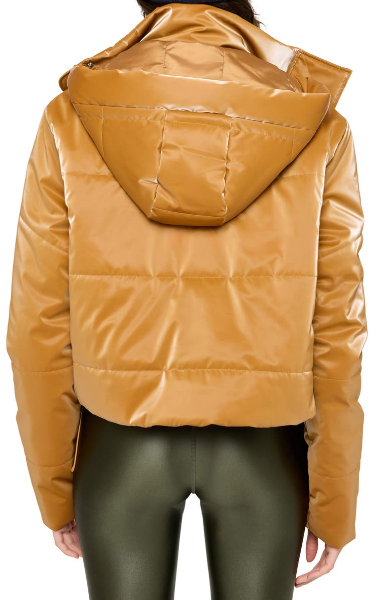 Spiritual Gangster Monroe Hooded Puffer Jacket, Alternate, color, 