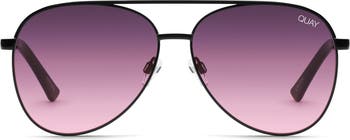 QUAY Australia Vivienne 64mm Aviator Sunglasses | Nordstromrack display picture 2