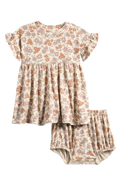 Ditsy Floral Babydoll Dress & Bloomers Set