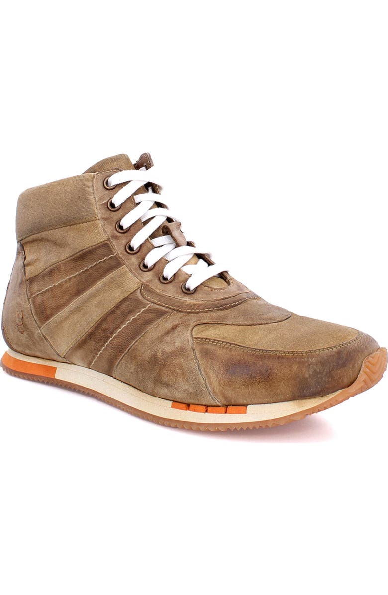 ROAN Noak Sneaker, Main, color, Tan Mixed Material Dipdye Trem