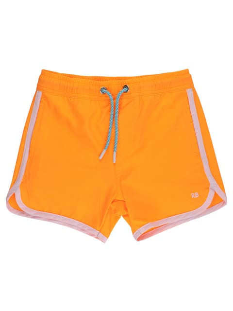 UPF50+ Sun Protected Stretch Dolphin Hem Swim Trunks (Baby)