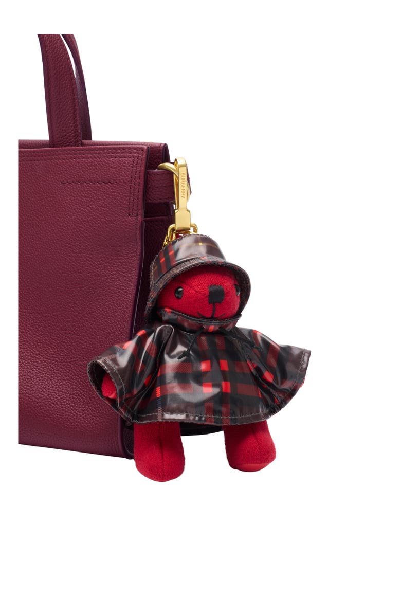 Burberry Thomas Bear Charm, Alternate, color, Poppy Red