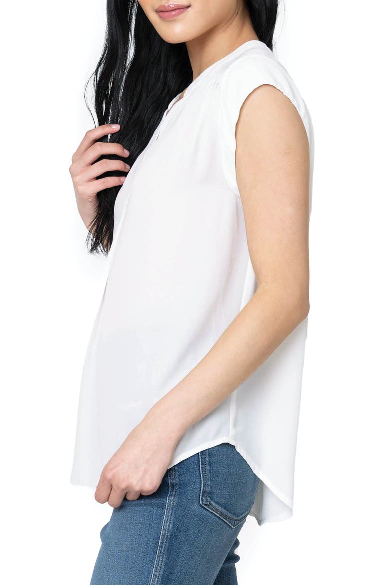 Cap Sleeve Blouse, Alternate, color, IVORY