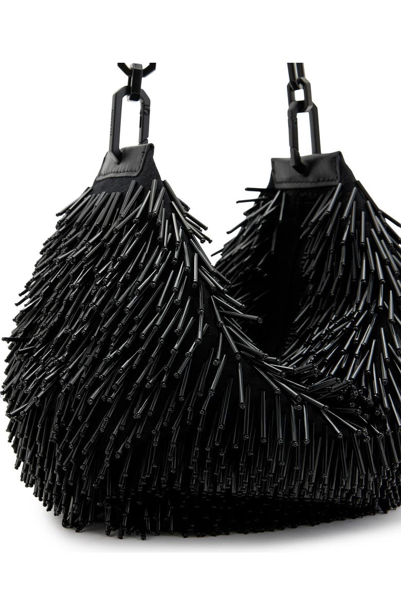 AllSaints Mini Madea Chain Handle Leather Handheld Bag, Alternate, color,