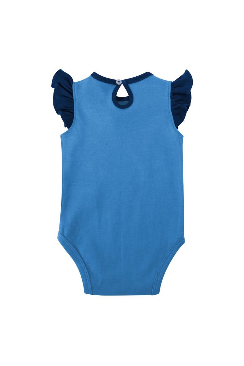Girls Newborn & Infant Navy/Light Blue Tennessee Titans Spread the Love 2-Pack Bodysuit Set, Alternate, color, Navy