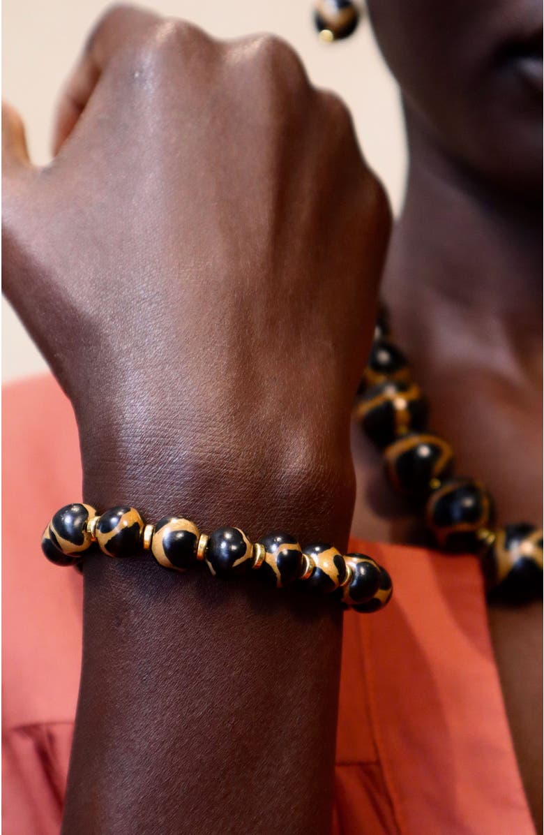 Kazuri Earth Collection - Sahara Sand Bracelet, Alternate, color, Multi