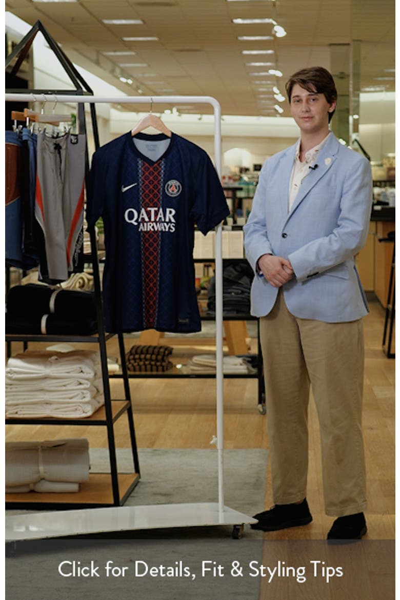 Men's Nike Navy Paris Saint-Germain 2025/26 Home Replica Jersey video