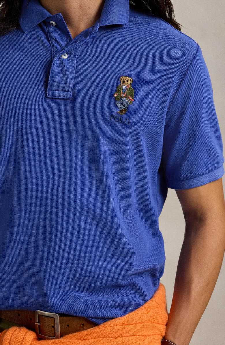 Polo Ralph Lauren Polo Bear Cotton Piqué Polo, Alternate, color, 
