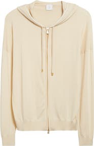 Eleventy Merino Wool Zip Hoodie