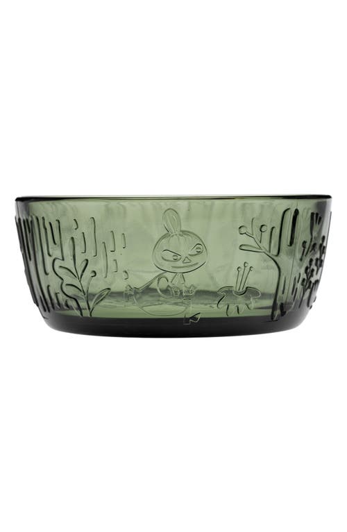 Moomin Little My Glass Bowl in Green  product