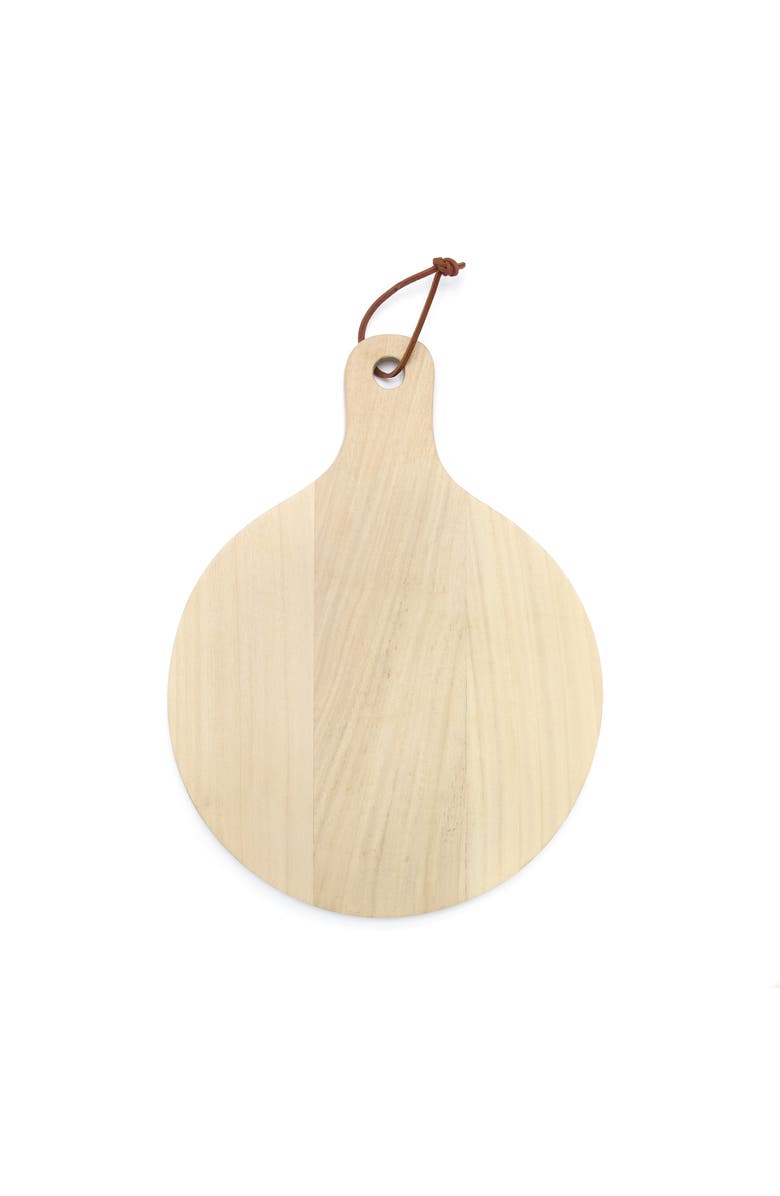 Others Trade for Hope Round Wooden Board, Main, color, Natural