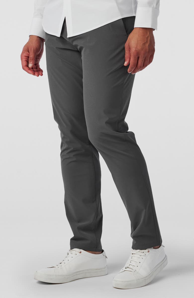 Mizzen+Main Helmsman Athletic Fit Performance Chinos, Alternate, color, Pewter