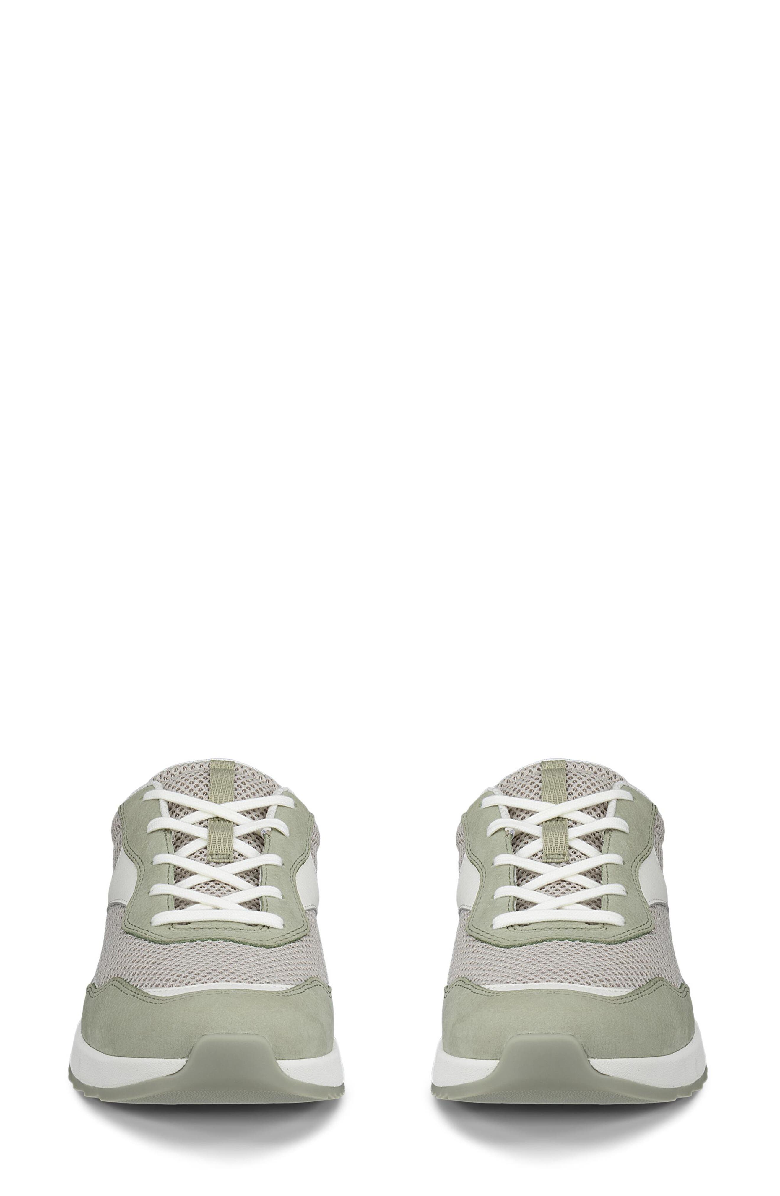 ECCO Mesh Low Top Sneaker, Alternate, color, Tea/ Gravel/ White