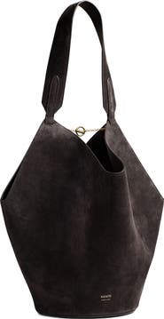 Khaite Small Lotus Leather Top Handle Bag