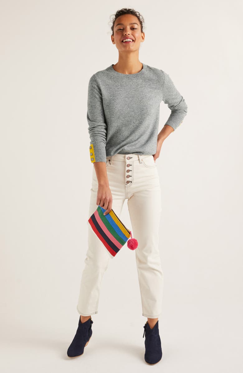 Boden Dorset Button Back Sweater, Alternate, color, 