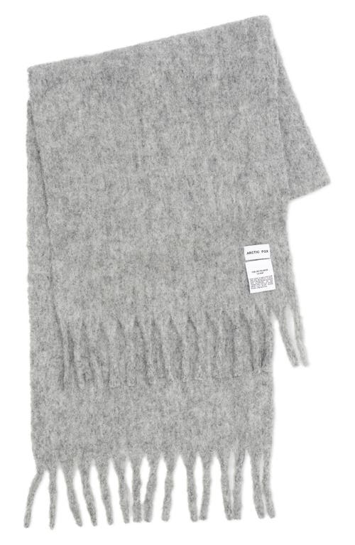 Arctic Fox & Co. Arctic Fox & Co The Reykjavik Fringe Scarf In Gray