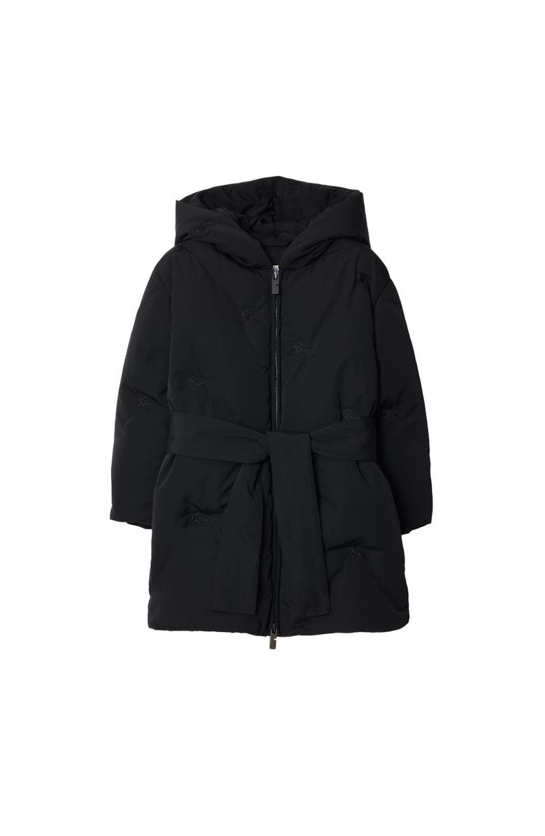 Burberry EKD Nylon Padded Coat, Alternate, color, Black