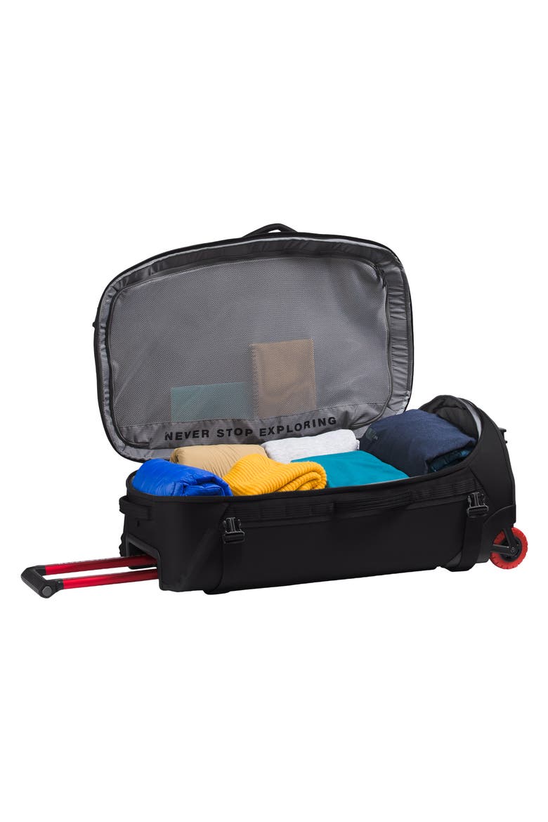 Base Camp Rolling Thunder 28-Inch Suitcase, Alternate, color, TNF BLACK/ TNF WHITE-NPF