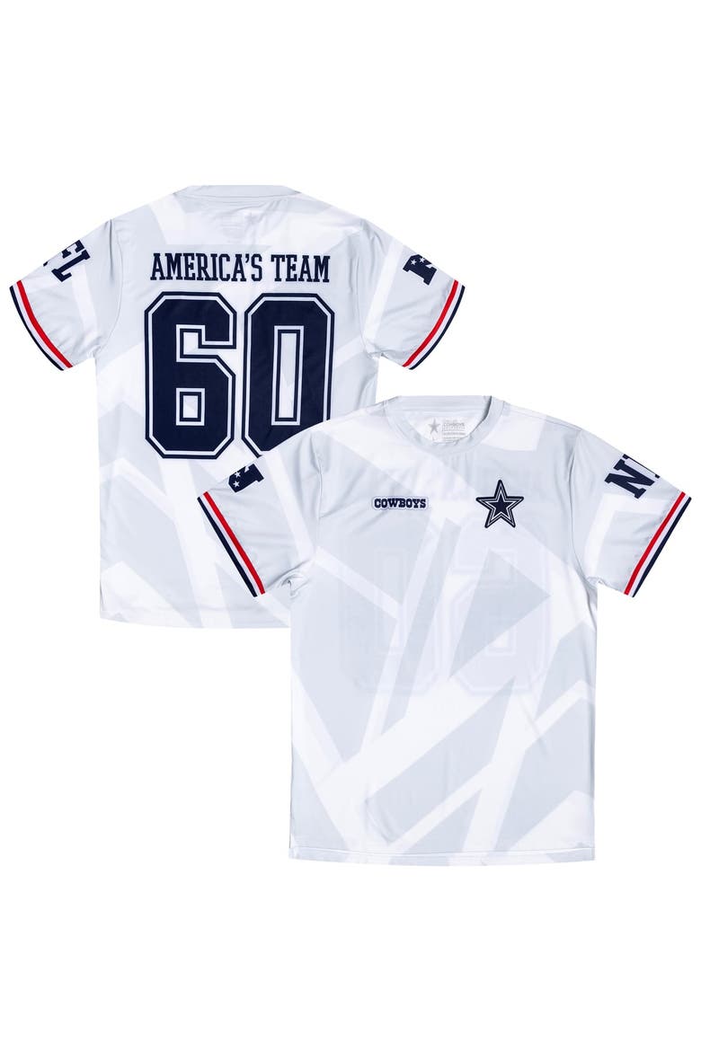 Youth  Gray Dallas Cowboys America's Team Fashion Soccer Top, Main, color, Gray