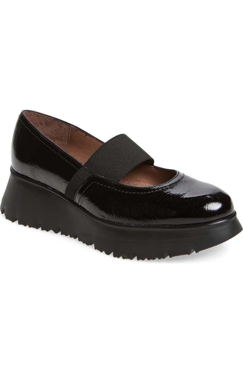 Wonders Platform Mary Jane Loafer, Main, color,