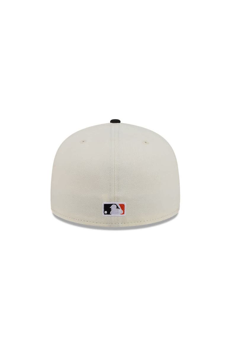 New Era Men's New Era Cream/Black Baltimore Orioles Bullpen Cart 59FIFTY Fitted Hat, Alternate, color, Cream