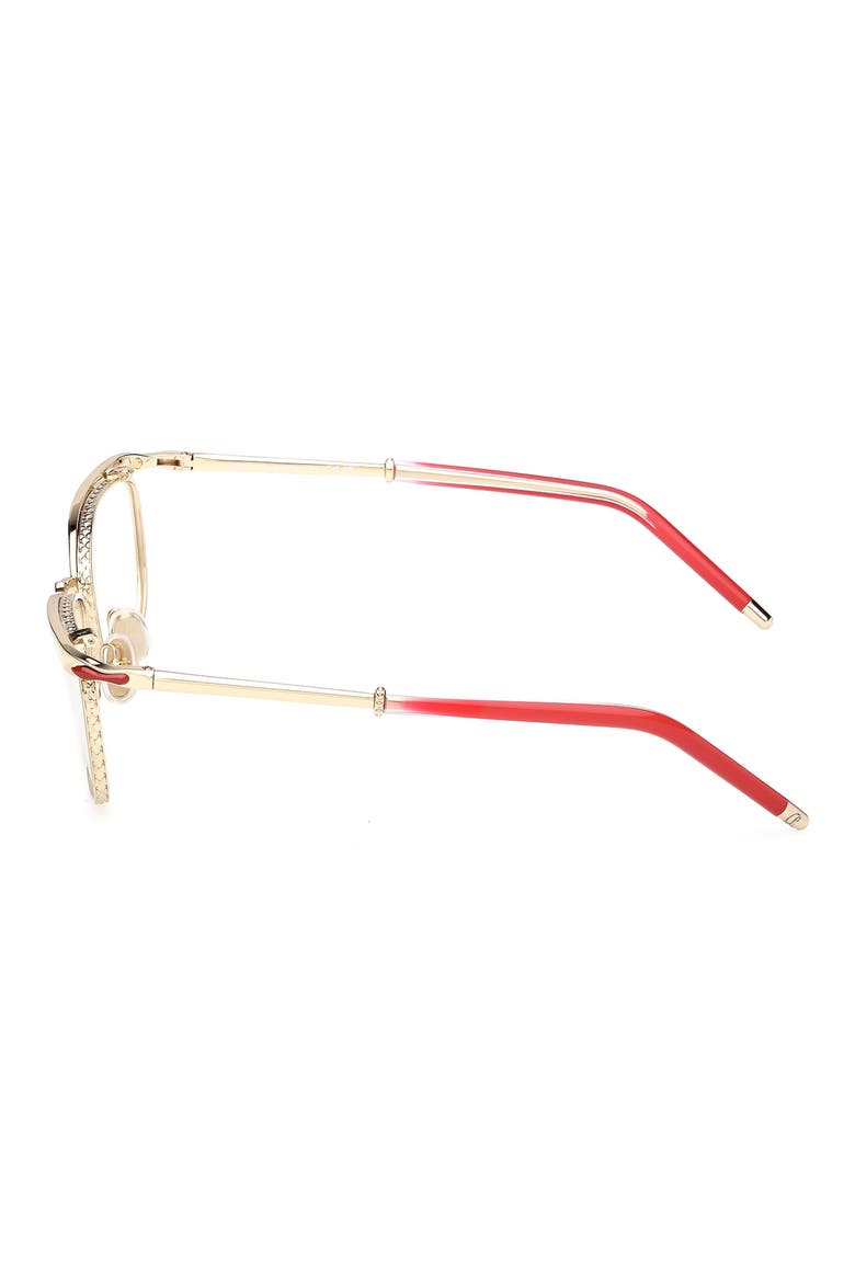 54mm Oval Optical Glasses, Alternate, color, PALE GOLD