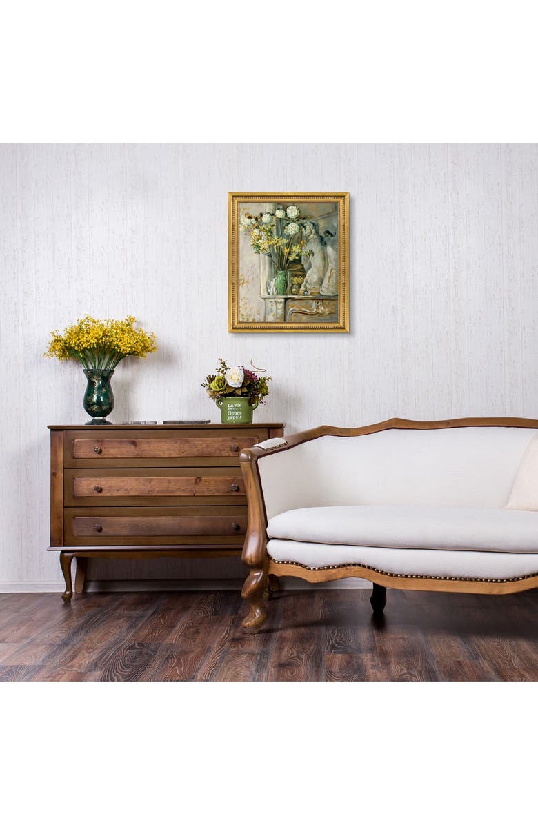 OVERSTOCK ART Guelder Roses & The Venus of Milo by Edouard Vuillard Framed Oil Painting Reproduction - 25" x 29", Alternate, color,