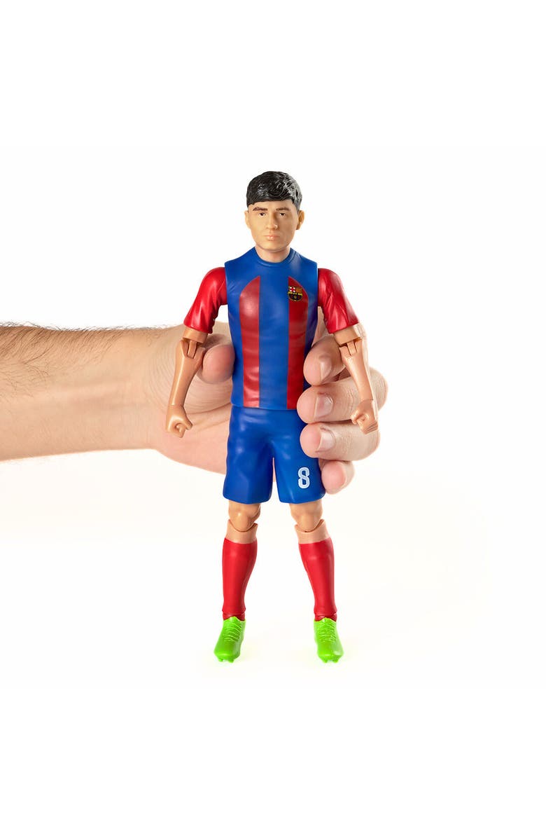 Banbo Toys SOCKERS FC Barcelona Pedri 8" Collectible Soccer Action Figure, Alternate, color, Blue