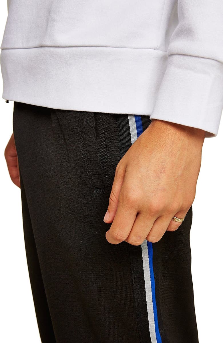 Topman Classic Tricot Taped Jogger Pants, Alternate, color, 