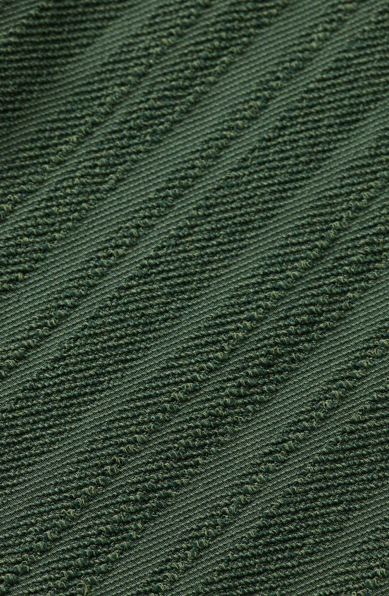 Scotch & Soda Tonal Stripe Camp Shirt, Alternate, color, Thyme